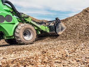 bobcat and excavator